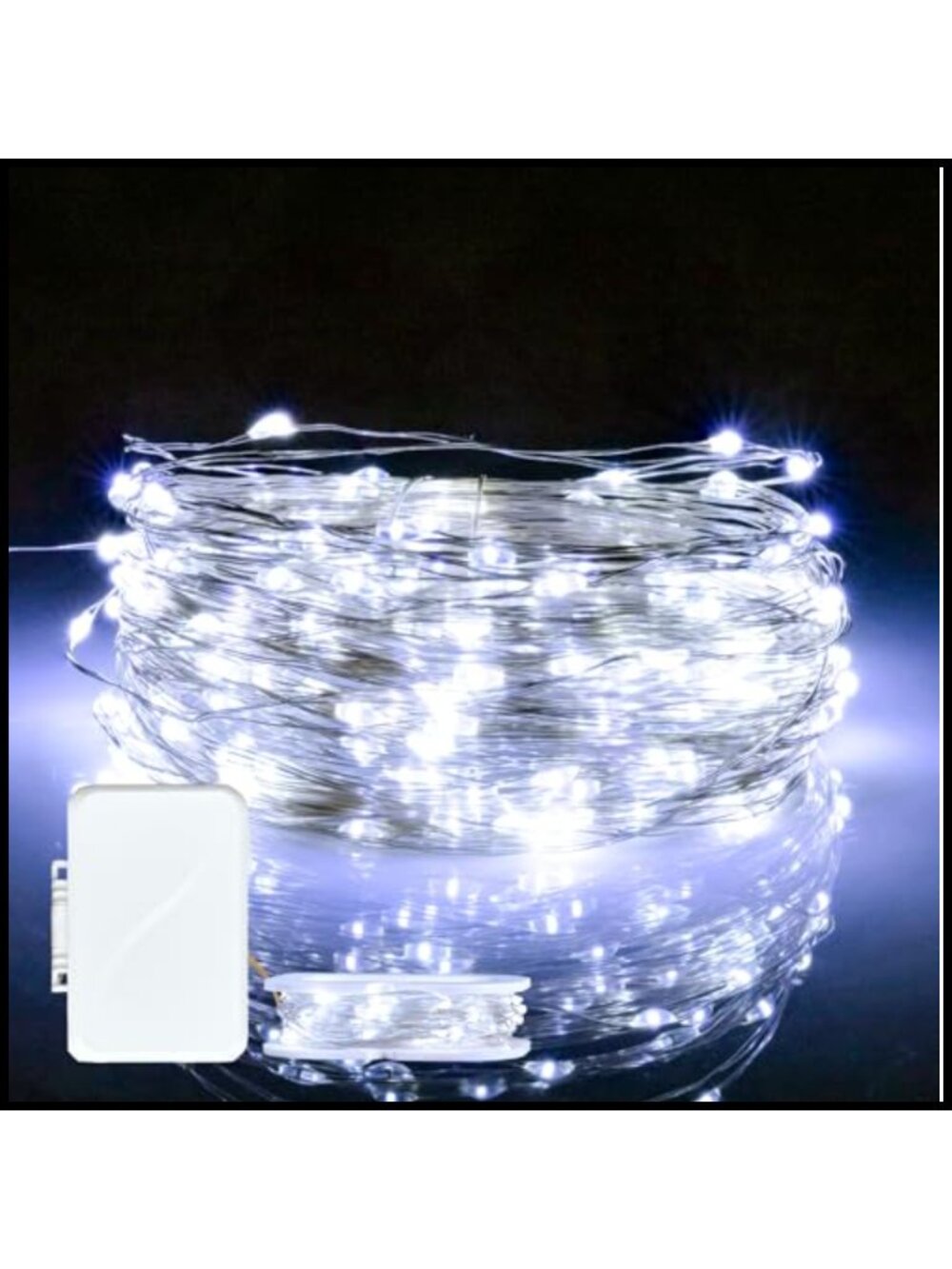 16 FT 50 LED Fairy Lights Battery Operated Copper Wire Starry Lights for